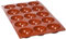 Paderno Flexipad Semisfera per Sfere di Cioccolata, Torte, 15 Impronte in Silicone Antiaderente, Dolce Stampo Diametro 5 cm , Altezza 2.5 cm