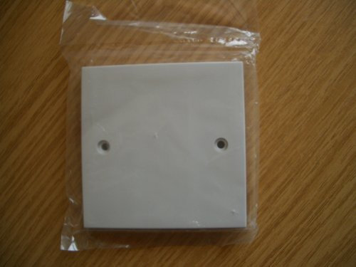 Single Gang (1G) Electrical White Socket Blanking Plate