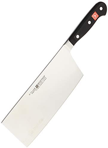 Wüsthof 4686/18 Klassisch Chinesisches Kochmesser, Schwarz, Edelstahl
