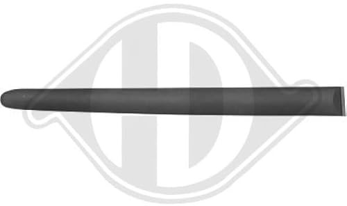 DIEDERICHS 4225522 Baguette et bande protectrice porte arrière droite noir Compatible avec PEUGEOT 206 3/5 portes 2A/C 206+ 3/5 portes 2L, 2M