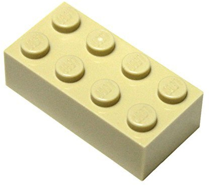 Sinoeem LEGO Parts and Pieces: Tan (Brick Yellow) 2x4 Brick x50