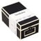 Semikolon 352642 Visitenkartenbox - alphabetisches Register - 10,5 x 18 x 8,3 cm - Business-Card-Box - black schwarz