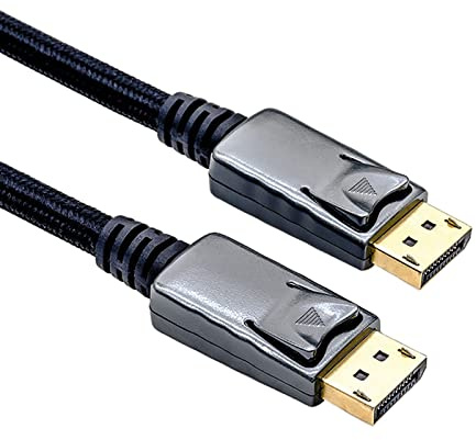 ROLINE DisplayPort Kabel, DP-DP, v1.2, ST - ST, schwarz-metallic, 1,5 m