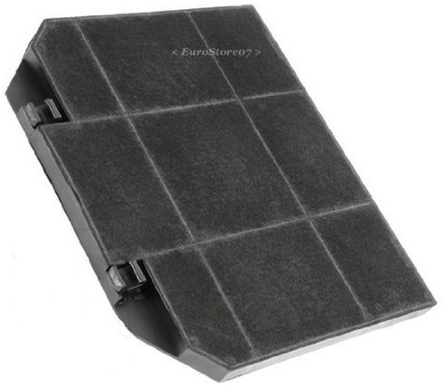 1 FILTRO AI CARBONI ATTIVI PER CAPPA FABER ARISTON FRANKE 26,6 x 23,6 cm CON CARBONI ATTIVI