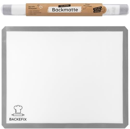 Backefix Backblech, Silikon, Grau, 44 x 33 cm