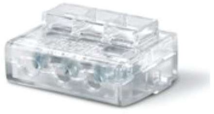 Scame Connecto – Morsetto isolante unipolare con 3 vie 3 x 6 mm2