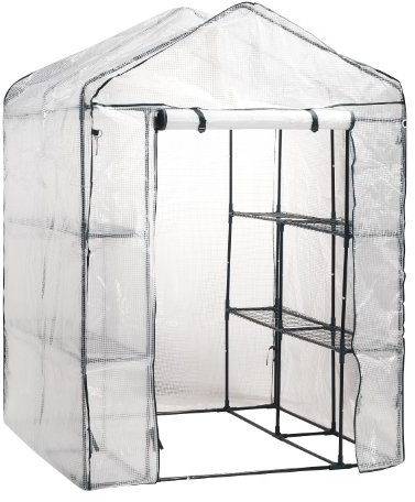 Serra da Giardino in lamine Include 8 scaffali 140 x 140 x 200 cm (AxLxP)