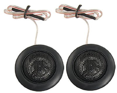 sourcing map 2 Stk.2,3 Zoll Durchmesser Kalotten Hochtöner Auto Audio Lautsprecher schwarz