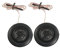 sourcing map 2 Stk.2,3 Zoll Durchmesser Kalotten Hochtöner Auto Audio Lautsprecher schwarz