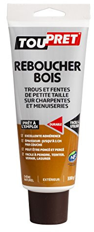 Toupret 451010 Reboucher bois pâte Tube de 330 g