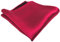 TigerTie gewebtes Designer Satin Seideneinstecktuch in rot einfarbig Uni - Pochette 30 x 30 cm - Einstecktuch 100% reine Seide