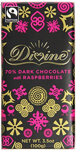 Chocolat Noir Divine À La Framboise 100G