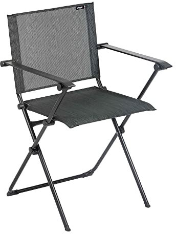 Lafuma Stuhl Anytime mit Armlehne, Obsidian, 53.8 x 59.4 x 86.9 cm