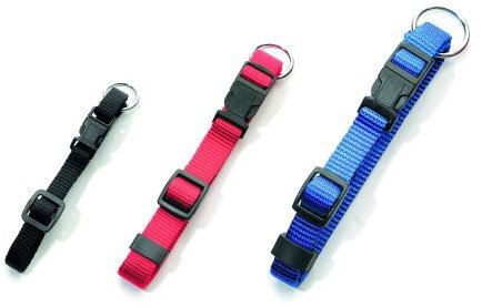 KARLIE Nylonhalsband ART SPORTIV BASIC für Hunde Blau 20cm/10mm