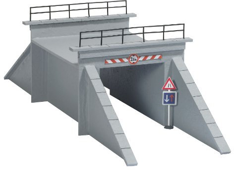 Busch 1409 Underpass Kit HO Structure Maßstabsgetreue Modellstruktur, One Size