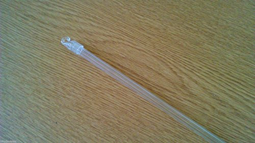 Replacement control wand tilter rod for venetian blind, Clear, approx 750mm 30 long