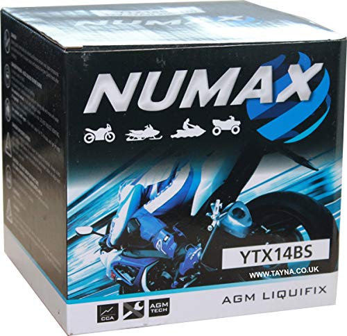 Batterie Numax AGM YTX14-BS 12 V 12 AH 200 AMPS EN