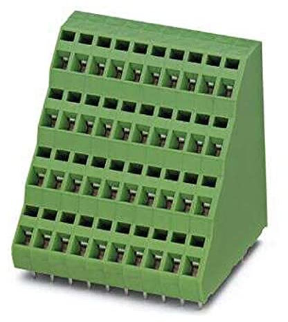 PHOENIX CONTACT ZFK4DS 1.5-5.08 printed circuit board terminal block, 1.5 mm² nominal cross-section, 1 number of positions per row, ZFK4DSA 1.5 range, 5.08 mm pitch, green, 50 pieces