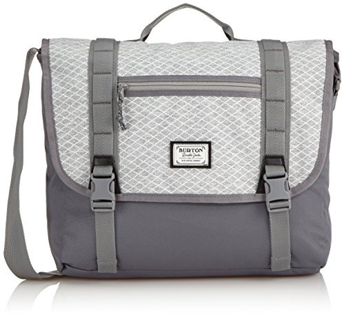 Burton Umhängetasche Flint Messenger, Gry Hthr dimnd rpstp, 35.5 x 44.5 x 10 cm