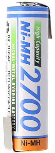 Panasonic Mignon BK-3HGAE Pile AA NiMH avec pattes à souder en Z