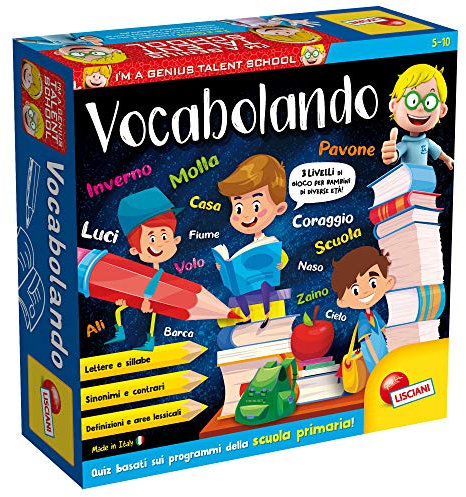 Liscianigiochi- Vocabolando Piccolo Genio Giochi Educativi, Multicolore, 48878