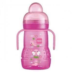 Wasserflasche MAM Trainer (ab 4 Monaten) weiß, 220 ml