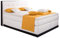 AUKONA Boxspringbett Charlotte 90x200, Farbe wählen und ändern, 7 Zonen Taschenfederkern-Matratze, H2 H3 H4, Komfortschaum-Topper, Lieferung und Aufbau kostenlos