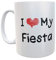 Fiesta Mug Gift – I Love Heart My Fiesta - Novelty Cute Car Owner Driver Ceramic Cup