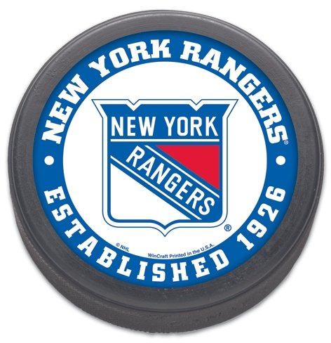 NHL New York Rangers Hockeypuck, Einheitsgröße, Teamfarbe
