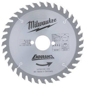 Milwaukee 4002395305285 Wired Circular Saw Blade, Silver