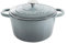 Crock Pot Artisan 5 Quart Enameled Cast Iron Round Dutch Oven, Slate Gray