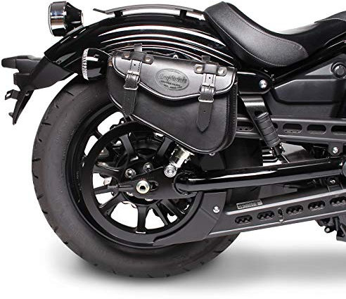 Satteltasche für Suzuki Intruder VS 1400 Arizona Schwarz rechts