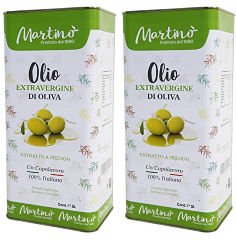Pack de 10 litres d'huile d'olive extra vierge 100% italienne