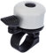 FISCHER Mini Fahrradglocke, weiß, One Size