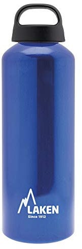 Laken Classic Water Bottle Wide Mouth Screw Cap with Loop - 0.75L, Blue