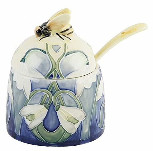 Old Tupton Ware Marmelade Marmeladendose &Löffel, Bauernhof-Design-New &In Geschenkbox
