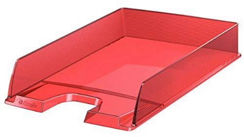 Esselte Briefkorb, A4, Rot Transparent, Europost, 623601