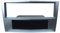 Facade autoradio compatible avec Corsa D 06-11 - Argent - avec vide poche