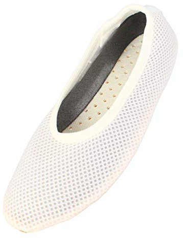 Beck Unisex airbecks Gymnastikschuhe, Weiß, 45 EU