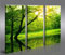 islandburner Bild Bilder auf Leinwand Grüner See Landschaft XXL Poster Leinwandbild Wandbild Dekoartikel Wohnzimmer Marke