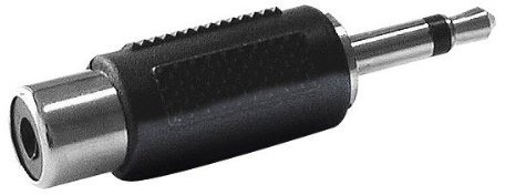 Dexlan – Adaptador Audio Jack 3.5 Mono/RCA M/F