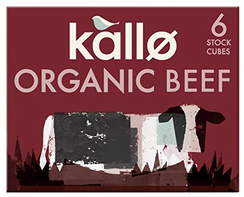 Kallo Organic Beef Stock Cubes (6x11g) - Pack of 2