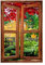 Stickers trompe l'oeil fenêtre Le jardin exotique - L 50cm x H 75cm