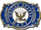 Eagle USA Navy Gürtelschnalle U.S. Navy Metall 3,8 cm x 6,3 cm Militär Navy Blue für Gurtbreite bis 3,8 cm