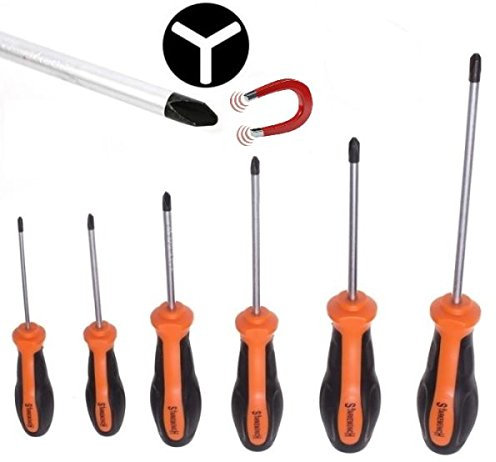 SET DI 6 CACCIAVITI GIRAVITI A TRE PUNTE Y TRIWING TRIGRAM PER ELETTRODOMESTICI