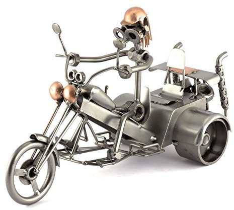 Steelman24 I Schraubenmännchen Trike I Made in Germany I Handarbeit I Geschenkidee I Stahlfigur I Metallfigur I Metallmännchen