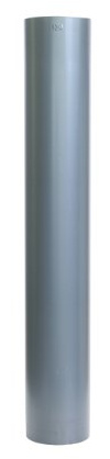 Kamino Flam Ofenrohr aus Blaublech, Rauchrohr für sichere Ableitung von Verbrennungsgasen, ideal für nostalgische Öfen und Feuerstätten, geprüft nach Norm EN 1856-2, Maße: L 750 x Ø 120 mm