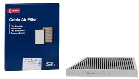 DENSO Activated Carbon Cabin Air Filter - Exact Fit Replacement Pollen Filter - DCF252K