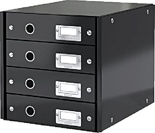 LEITZ Schubladenset Click & Store,6049-00-95, schwarz,251x59x330mm,1.500g/qm