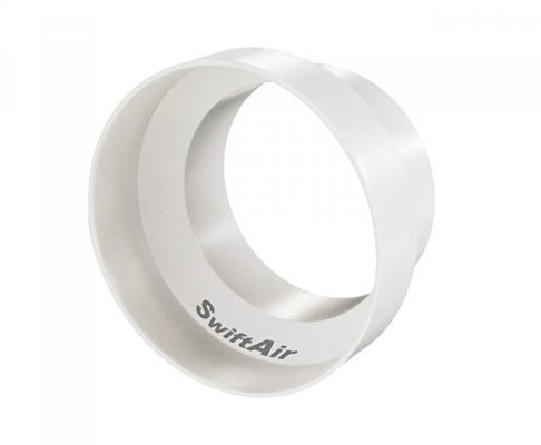 Drainage Soil Pipe Extractor Fan ducting Reducer 110mm - 100mm / 4.33 to 4